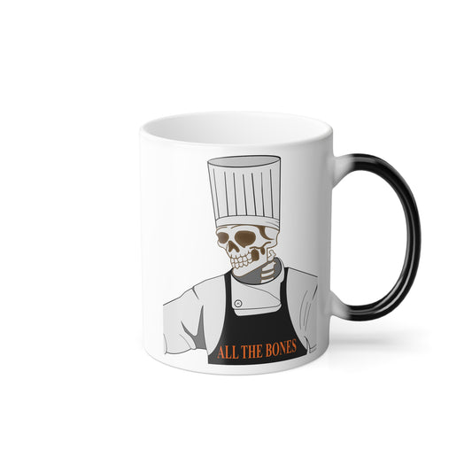 Color Morphing All the Bones Mug, 11oz